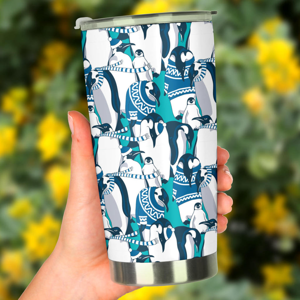 Penguin Pattern Tumbler