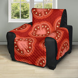 Sliced Tomato Pattern Recliner Cover Protector