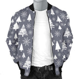 Snowflake Chirstmas Pattern Men Bomber Jacket