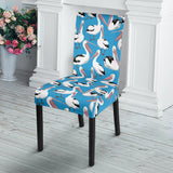 Pelican Pattern Print Design 04 Dining Chair Slipcover