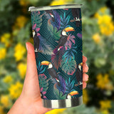 Toucan Pattern Tumbler