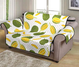 Durian Pattern Background Loveseat Couch Cover Protector