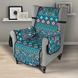 Mermaid Pattern Ethnic Motifs Chair Cover Protector