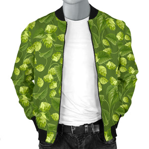 Hop Pattern Men Bomber Jacket