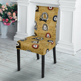 Lion Pattern Print Design 03 Dining Chair Slipcover