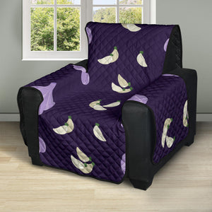 Garlic Pattern Background Theme Recliner Cover Protector