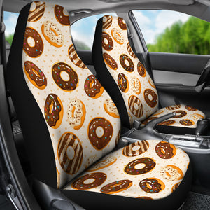 Chocolate Donut Pattern Universal Fit Car Seat Covers