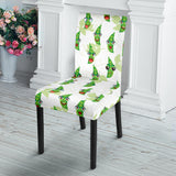 Green Peas Pattern Print Design 04 Dining Chair Slipcover
