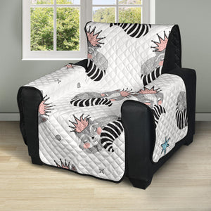 Sleep Raccoon Pattern Recliner Cover Protector