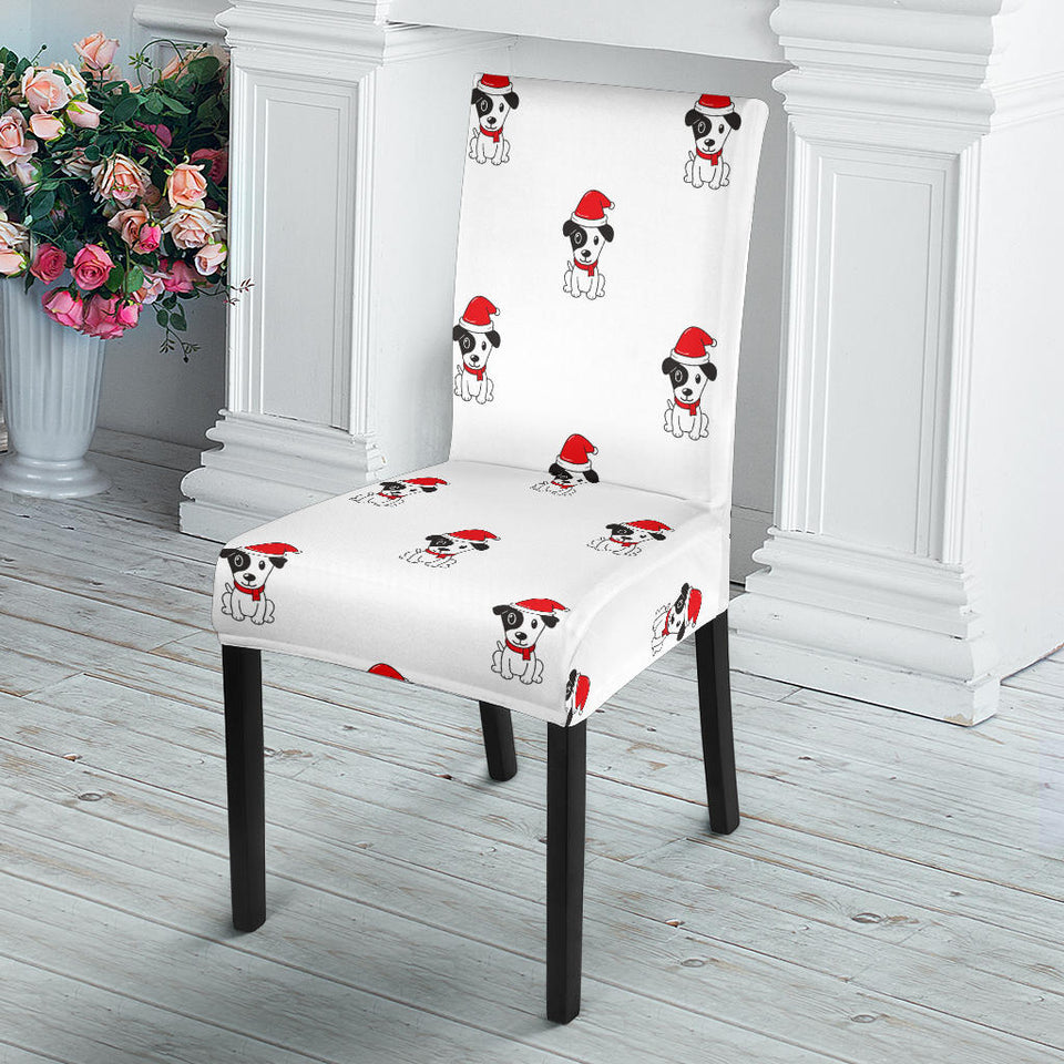 Jack Russel Pattern Print Design 01 Dining Chair Slipcover