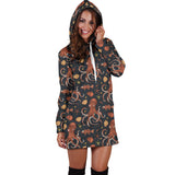 Octopus Pattern Women Hoodie Dress