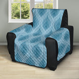 Blue Flame Fire Pattern Recliner Cover Protector