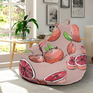 Grapefruit Pattern Background Bean Bag Cover