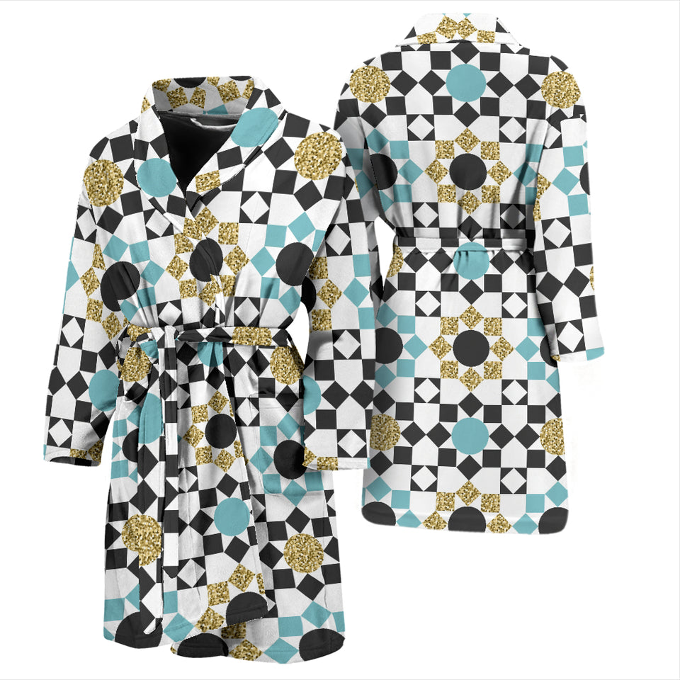 Arabic Morocco Pattern Men Bathrobe