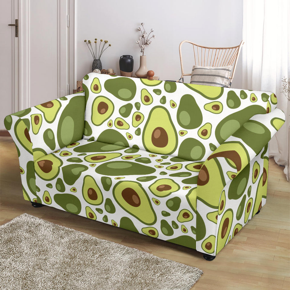 Avocado Pattern Loveseat Couch Slipcover