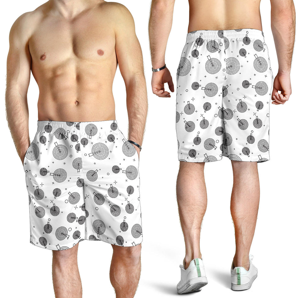 Darts Pattern Print Design 02 Men Shorts