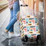 Guitar Pattern Background Luggage Covers