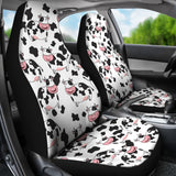 Cute Cow Pattern Universal Fit Car Seat Covers