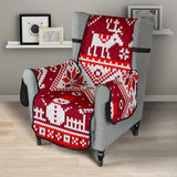 Snowman Sweater Printed Pattern Chair Cover Protector