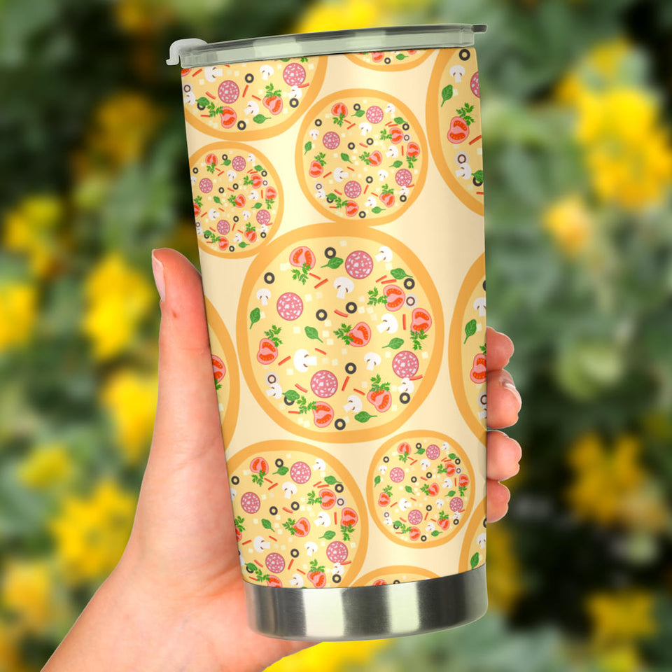 Pizza Theme Pattern Tumbler