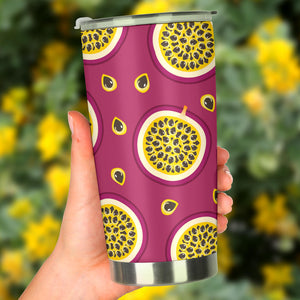 Sliced Passion Fruit Pattern Tumbler