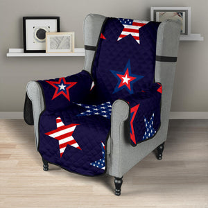 USA Star Pattern Theme Chair Cover Protector