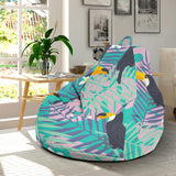 Toucan Pattern Background Bean Bag Cover