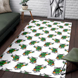 Green Amy Helicopter Pattern Area Rug