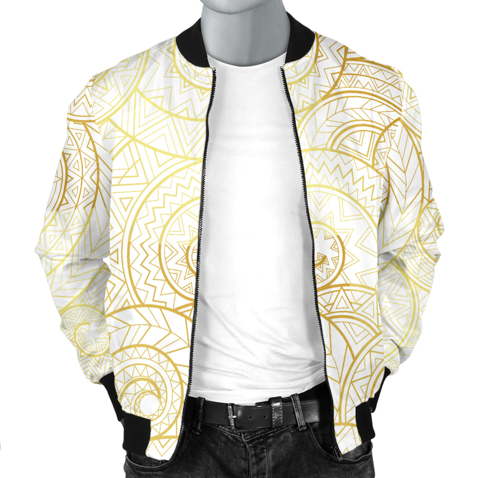 Shell Tribal Pattern Men Bomber Jacket