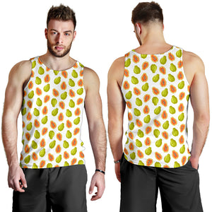 Papaya Pattern Theme Men Tank Top