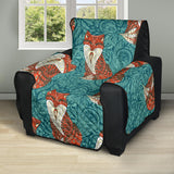 Fox Tribal Pattern Background Recliner Cover Protector