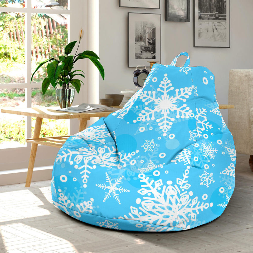 Snowflake Pattern Bean Bag Cover