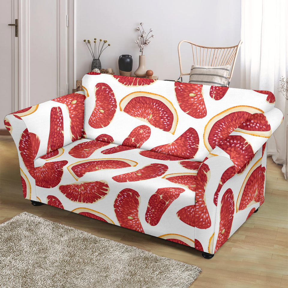 Grapefruit Pattern Loveseat Couch Slipcover