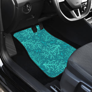 Coral Reef Pattern Print Design 01 Front Car Mats