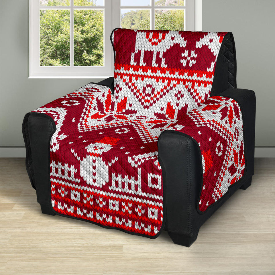 Snowman Sweater Printed Pattern Recliner Cover Protector