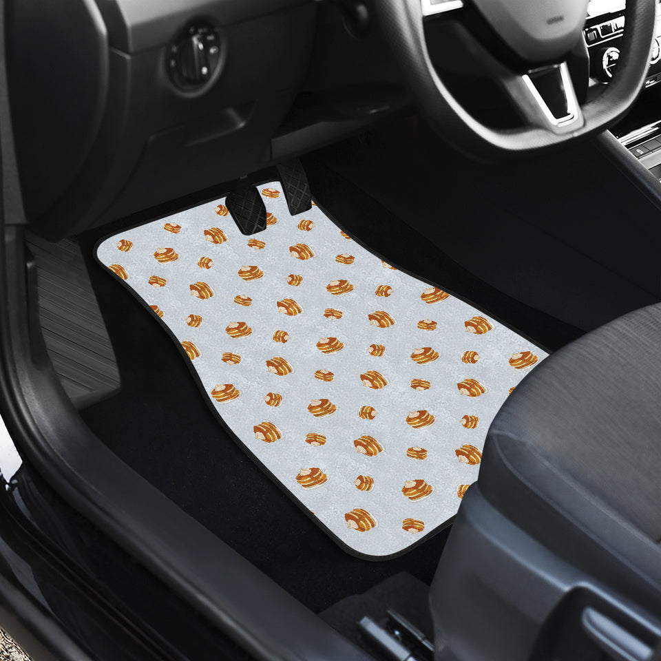 Pancake Pattern Print Design 03 Front Car Mats