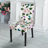 Hummingbird Pattern Print Design 01 Dining Chair Slipcover