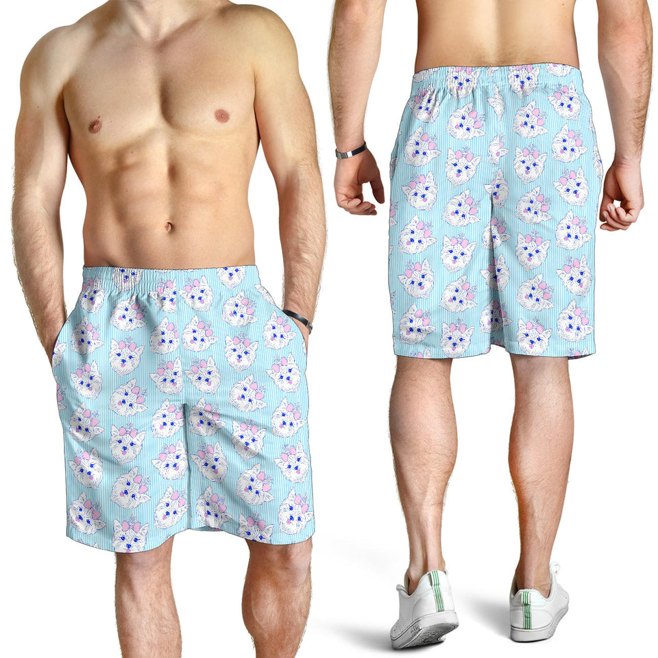 Yorkshire Terrier Pattern Print Design 01 Men Shorts