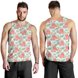 Octopus Fish Shell Pattern Men Tank Top