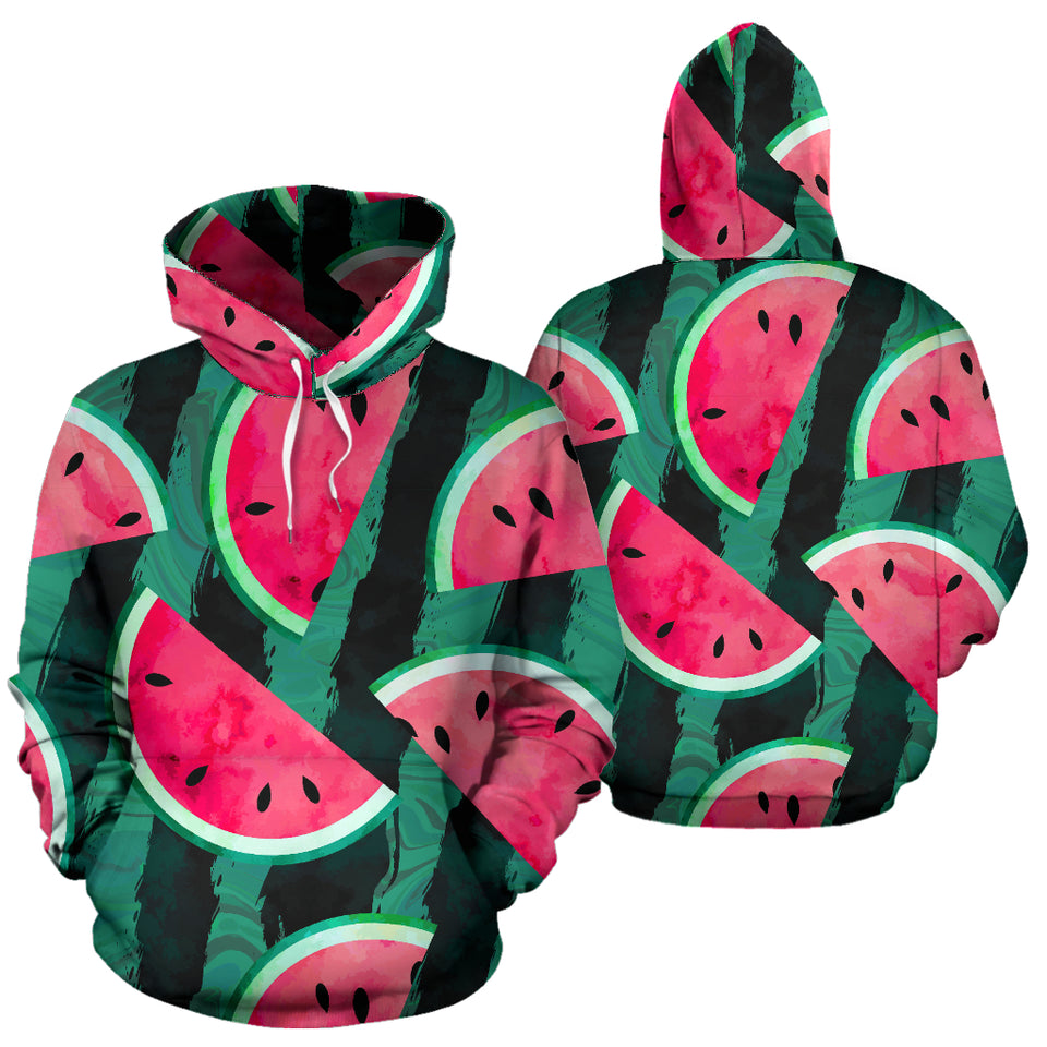 Watermelon Pattern Men Women Pullover Hoodie