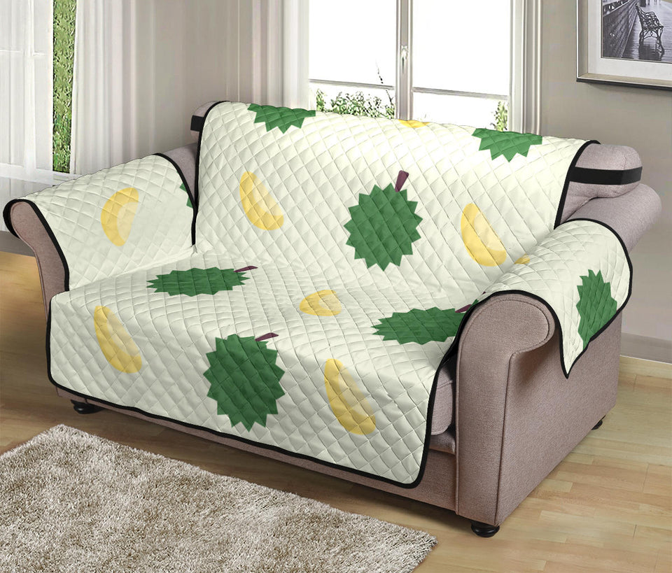 Durian Pattern Theme Loveseat Couch Cover Protector