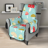 Mushroom Pattern Background Chair Cover Protector