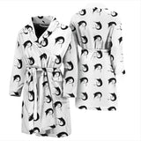 Swordfish Pattern Print Design 01 Men Bathrobe