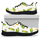 Corn Pattern Print Design 01 Women's Sneaker Pillow