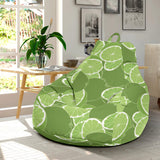 Lime Pattern Background Bean Bag Cover