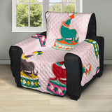 Colorful Sea Lion Pattern Recliner Cover Protector