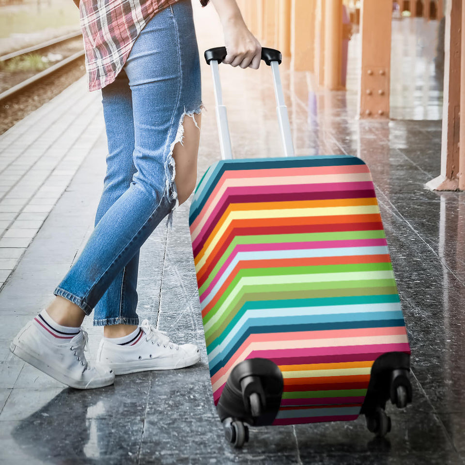 Rainbow Pattern Luggage Covers
