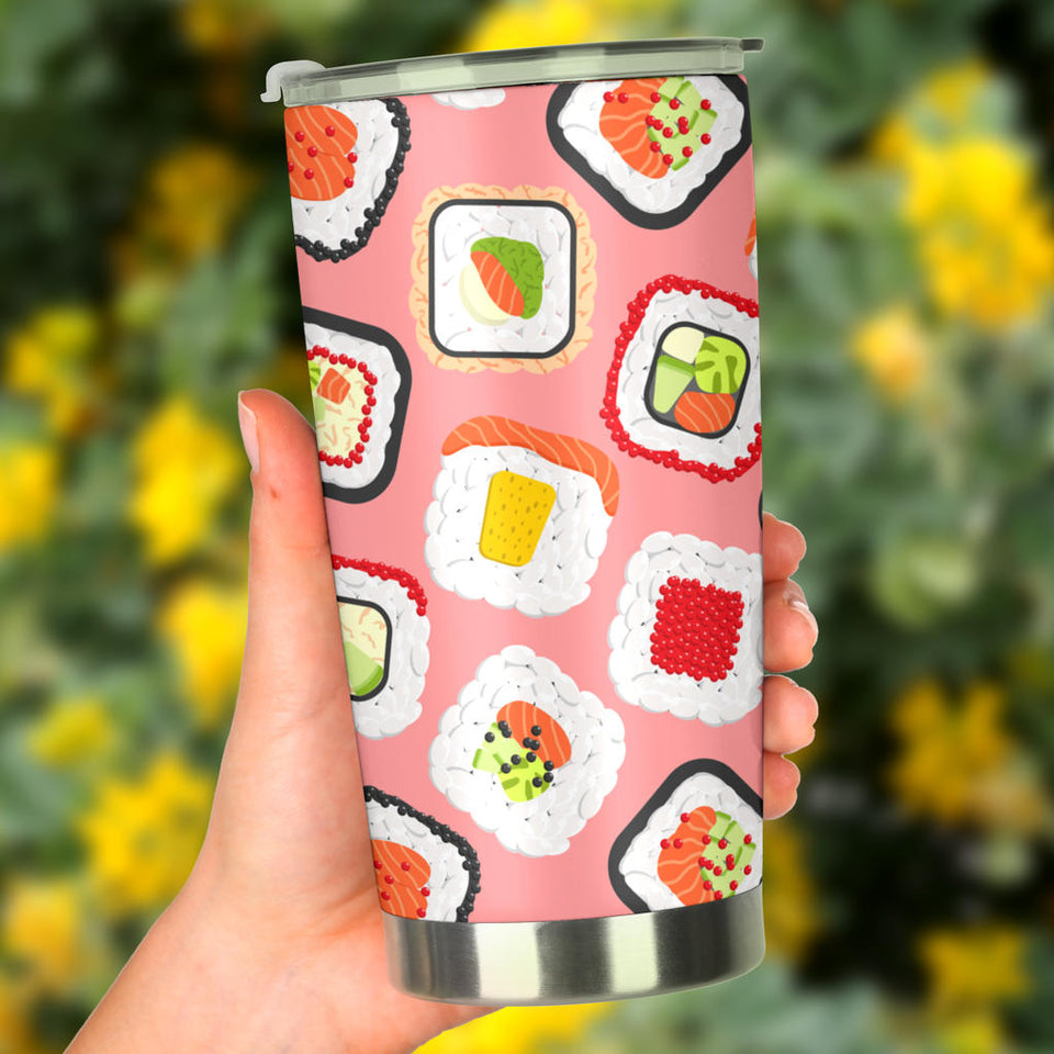 Sushi Roll Pattern Tumbler