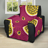 Sliced Passion Fruit Pattern Recliner Cover Protector