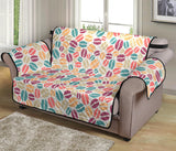 Colorful Coffee Bean Pattern Loveseat Couch Cover Protector